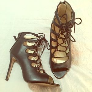 Zara Lace up heels